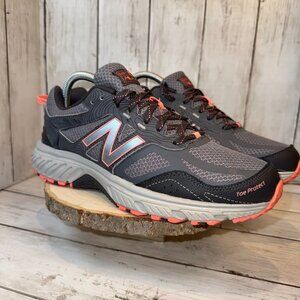New Balance 510v4 Women Sz 9 D Trail Running Shoes Gray Pink All Terrain Sneaker